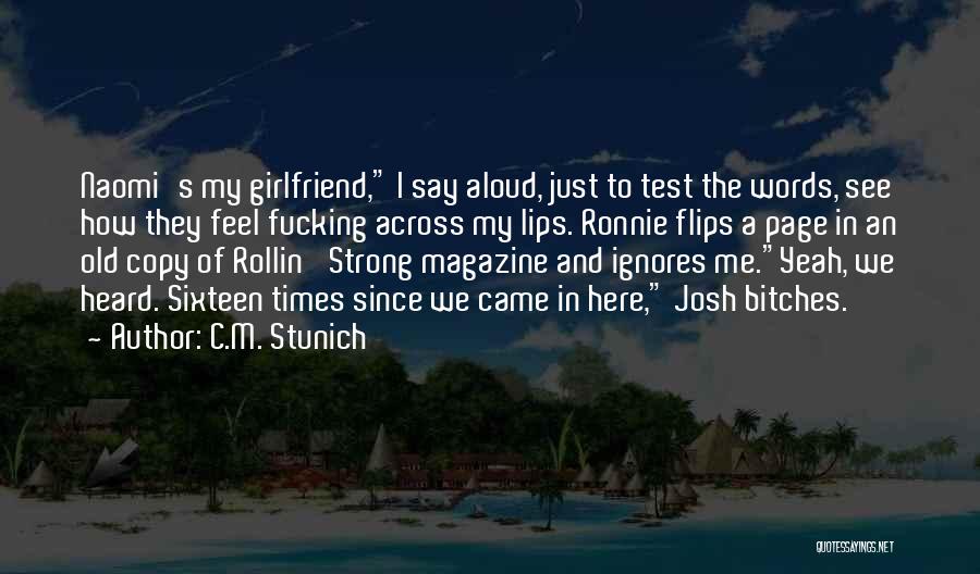 A Bad Day Funny Quotes By C.M. Stunich