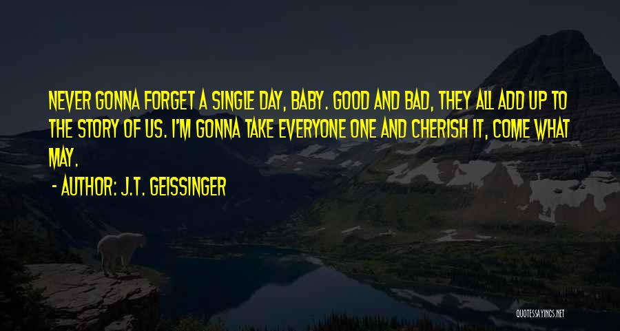 A Bad Day To A Good One Quotes By J.T. Geissinger