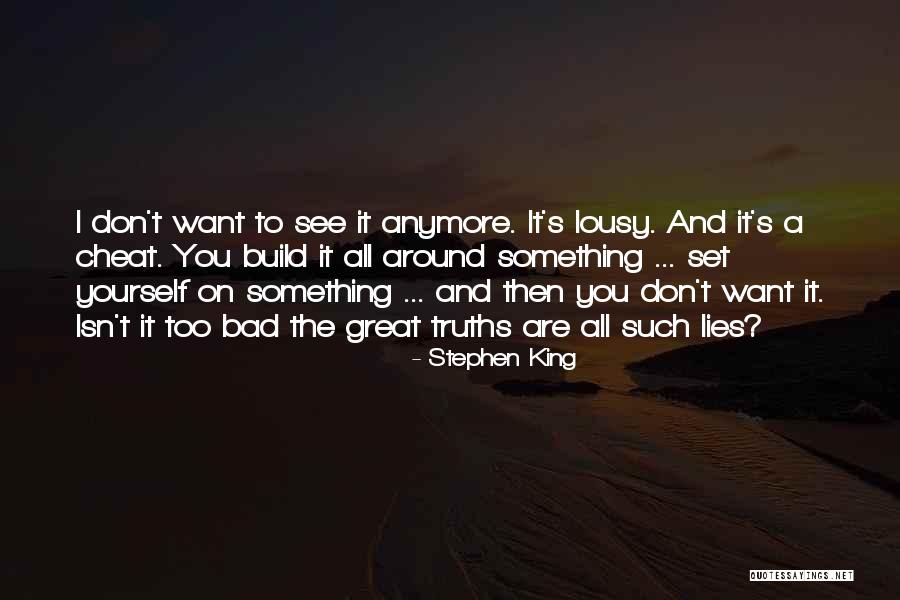 A Bad Experience Quotes By Stephen King A Bad Experience Quotes By Stephen King