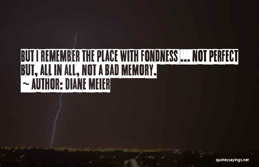 A Bad Memory Quotes By Diane Meier