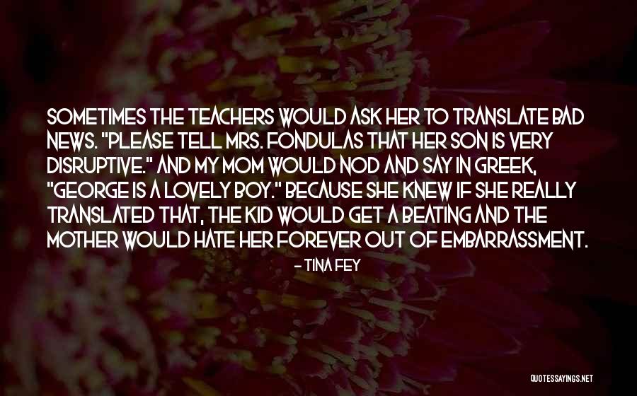 A Bad Mom Quotes By Tina Fey A Bad Mom Quotes By Tina Fey