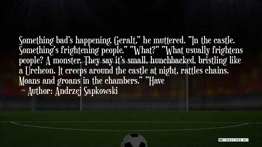 A Bad Night Quotes By Andrzej Sapkowski