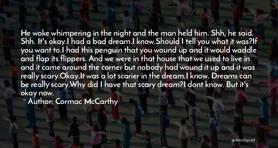 A Bad Night Quotes By Cormac McCarthy