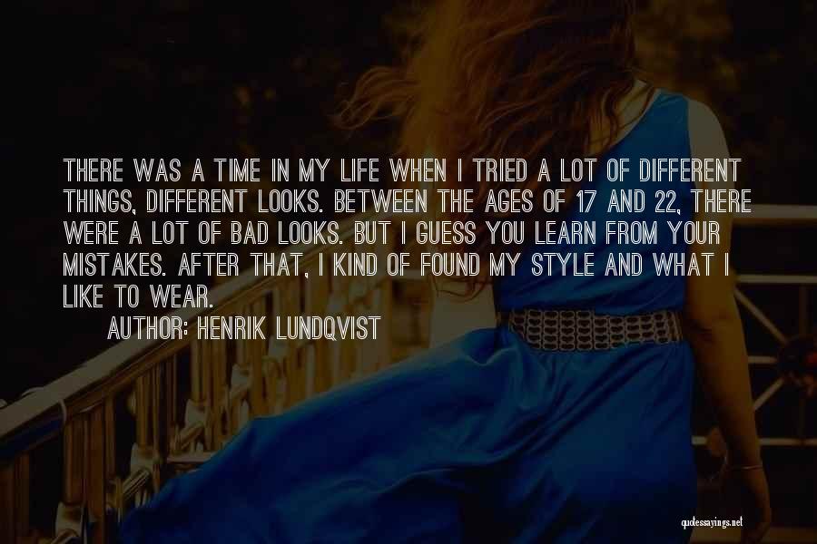 A Bad Time In Life Quotes By Henrik Lundqvist