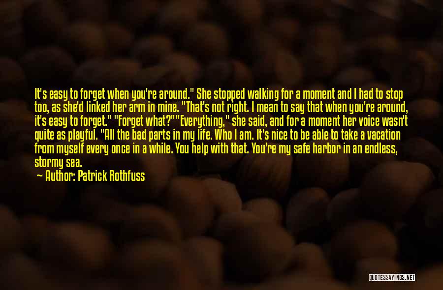A Bad Vacation Quotes By Patrick Rothfuss