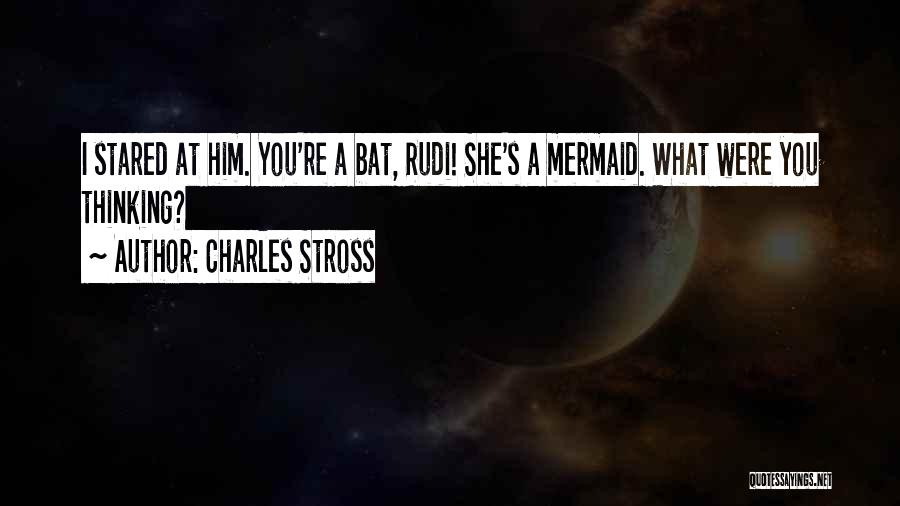 A Bat Quotes By Charles Stross