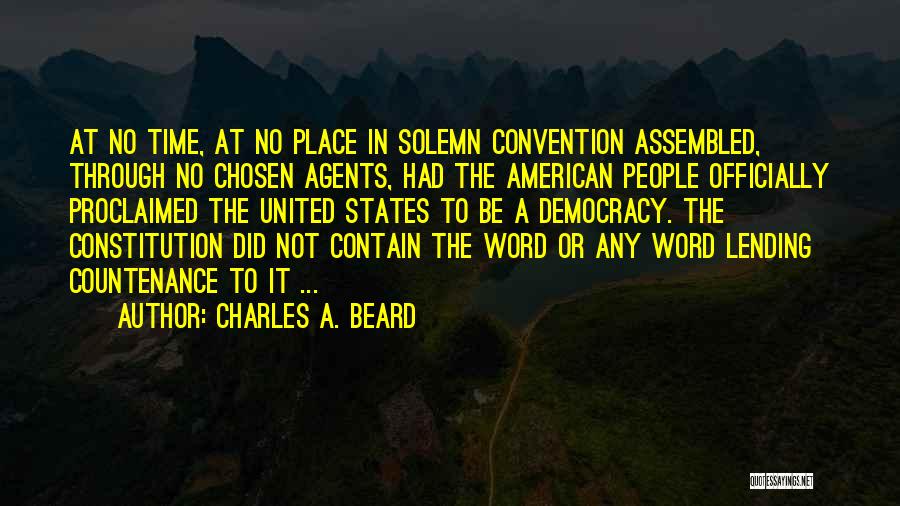 A Beard Quotes By Charles A. Beard