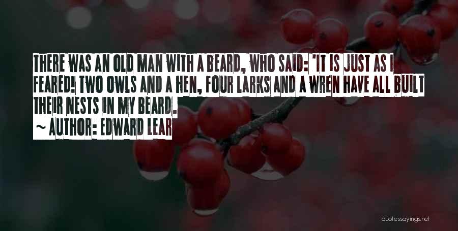 A Beard Quotes By Edward Lear