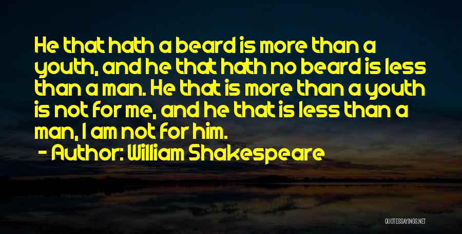 A Beard Quotes By William Shakespeare