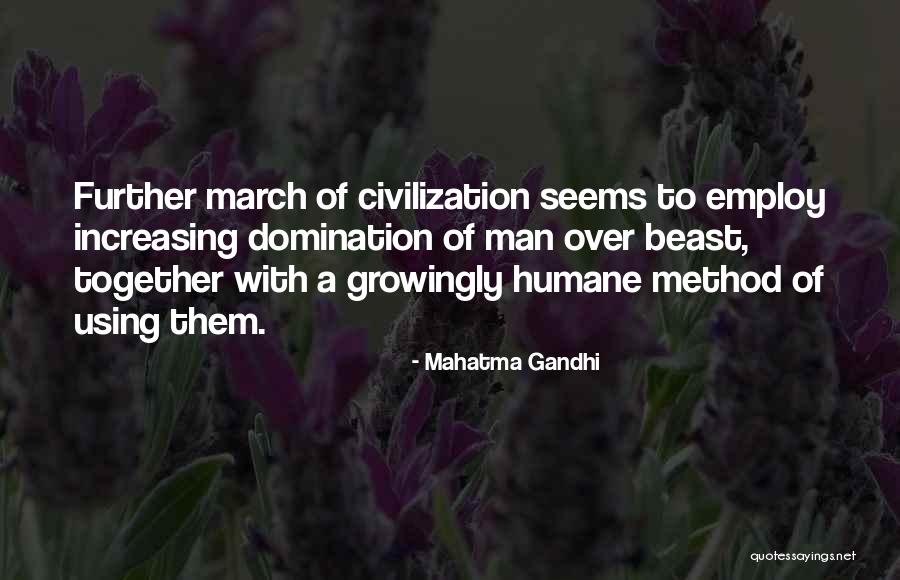 A Beast Quotes By Mahatma Gandhi