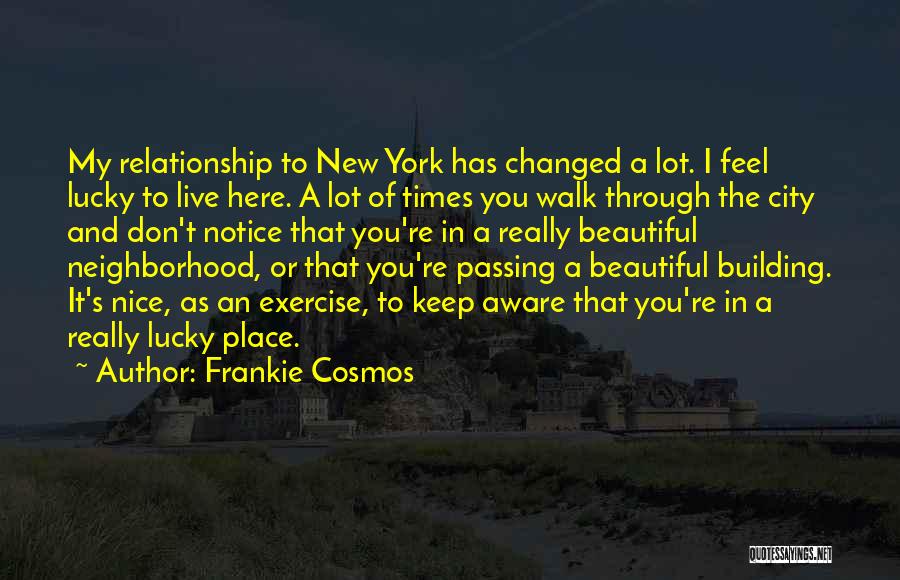 A Beautiful City Quotes By Frankie Cosmos