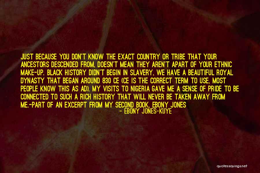 A Beautiful Country Quotes By Ebony Jones-Kuye