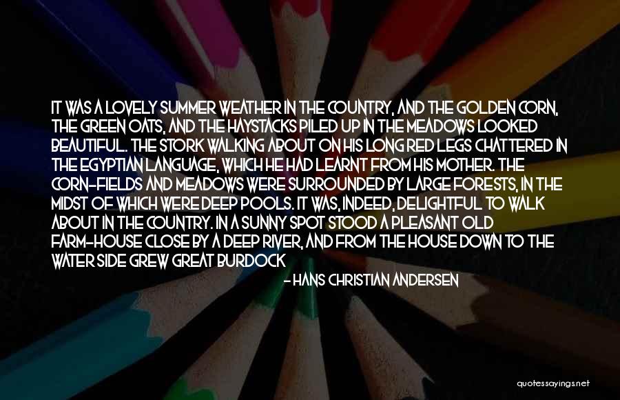 A Beautiful Country Quotes By Hans Christian Andersen