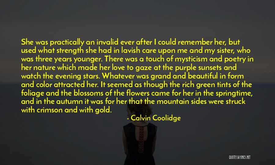 A Beautiful Evening Quotes By Calvin Coolidge