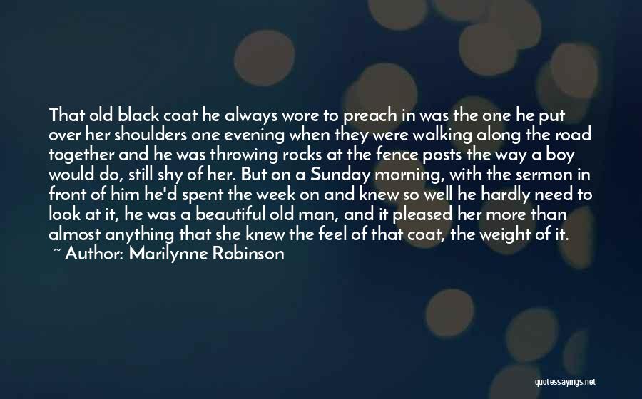 A Beautiful Evening Quotes By Marilynne Robinson
