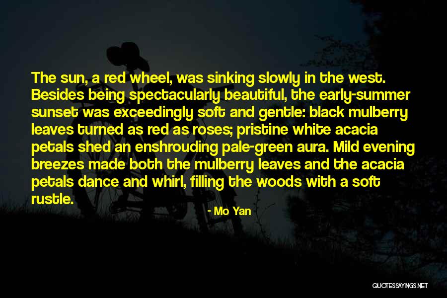 A Beautiful Evening Quotes By Mo Yan A Beautiful Evening Quotes By Mo Yan