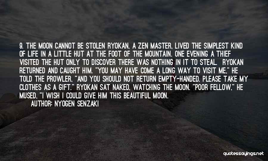 A Beautiful Evening Quotes By Nyogen Senzaki