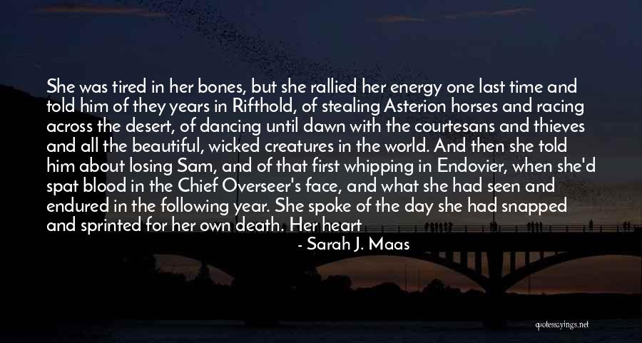 A Beautiful Evening Quotes By Sarah J. Maas