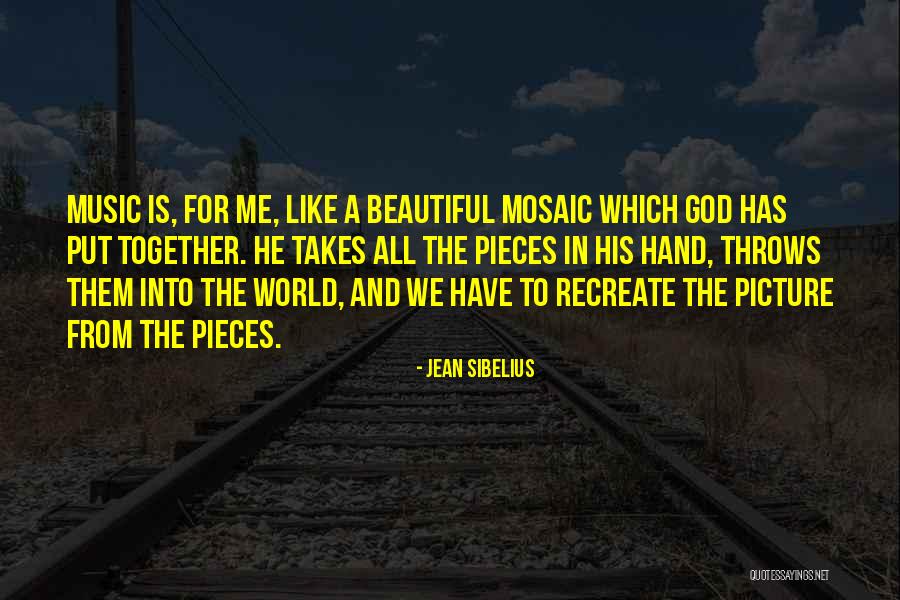 A Beautiful Picture Quotes By Jean Sibelius