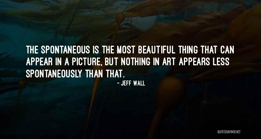 A Beautiful Picture Quotes By Jeff Wall