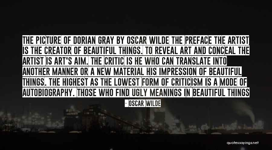 A Beautiful Picture Quotes By Oscar Wilde