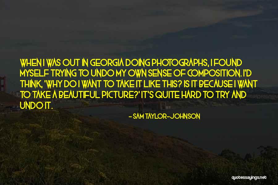 A Beautiful Picture Quotes By Sam Taylor-Johnson A Beautiful Picture Quotes By Sam Taylor-Johnson