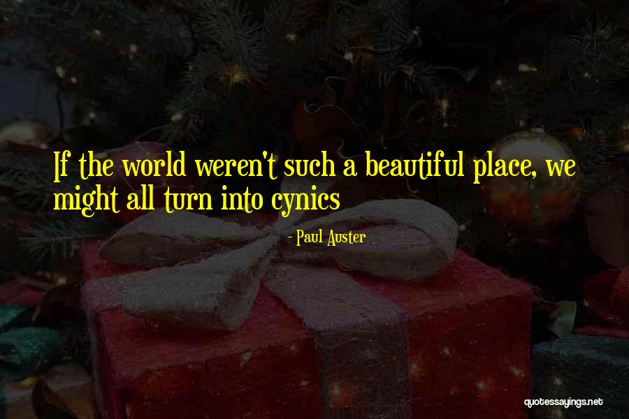 A Beautiful Place Quotes By Paul Auster