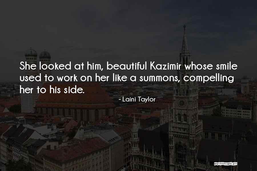 A Beautiful Smile Quotes By Laini Taylor