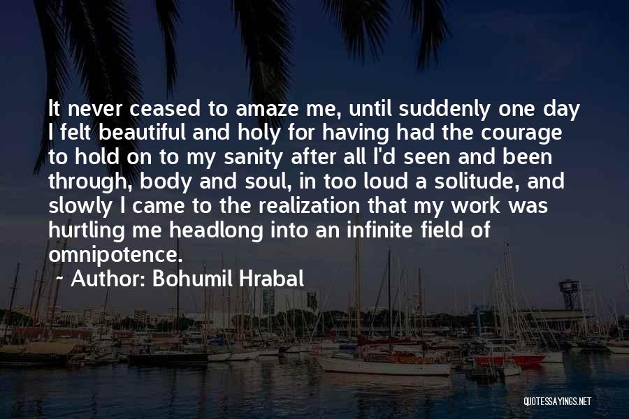 A Beautiful Soul Quotes By Bohumil Hrabal