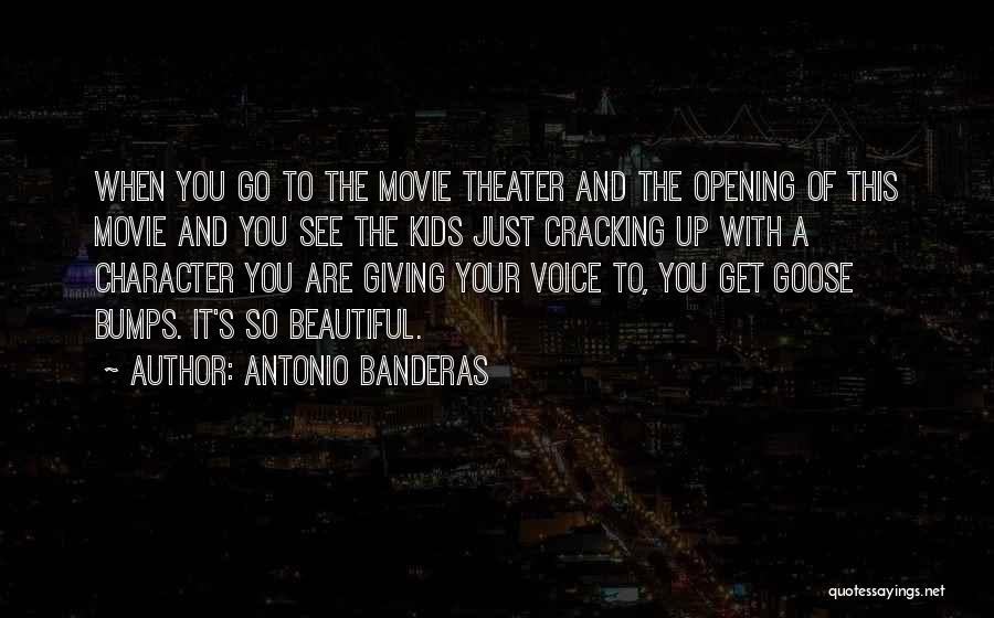 A Beautiful Voice Quotes By Antonio Banderas