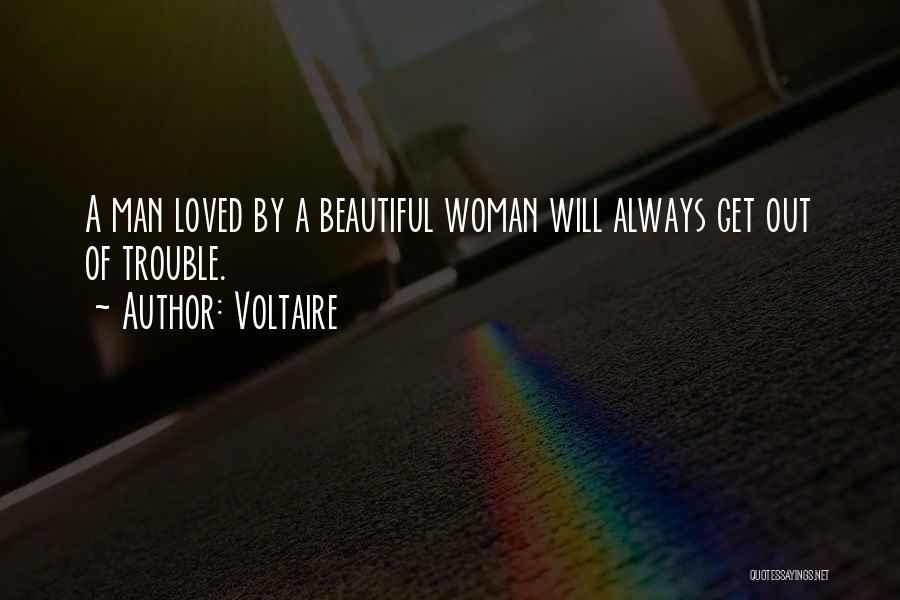 A Beautiful Woman Quotes By Voltaire