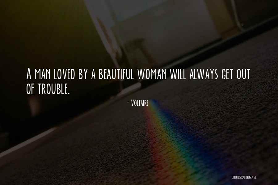 A Beautiful Woman Quotes By Voltaire