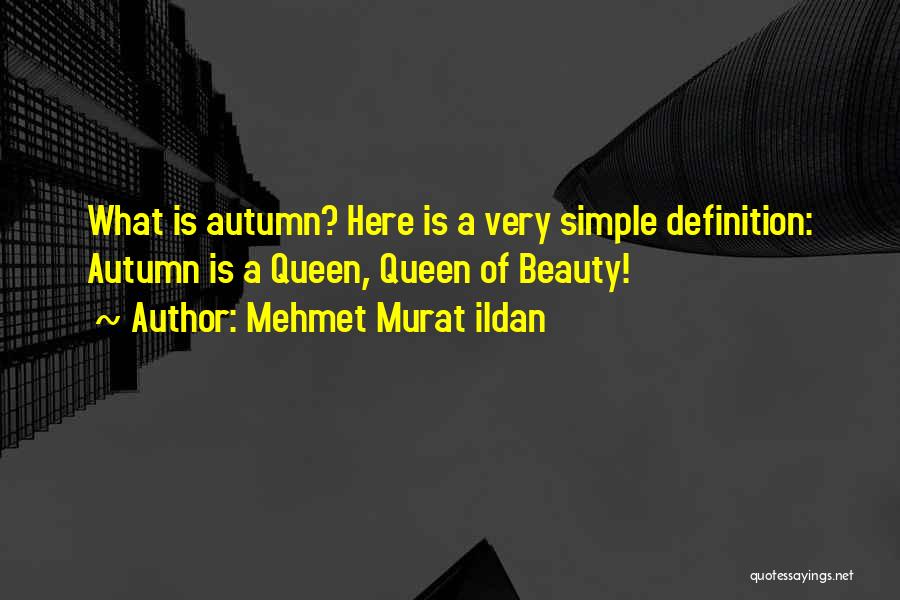 A Beauty Queen Quotes By Mehmet Murat Ildan