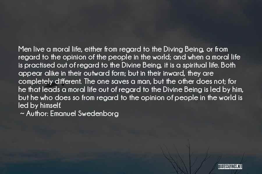 A Being A Man Quotes By Emanuel Swedenborg