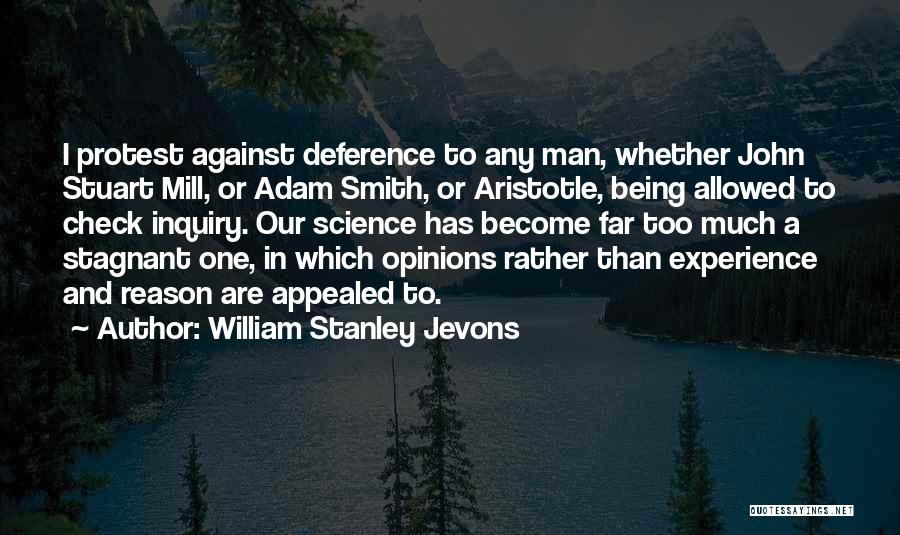 A Being A Man Quotes By William Stanley Jevons