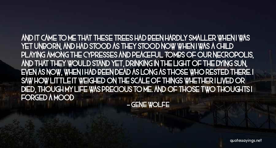 A Best Friend Dying Quotes By Gene Wolfe