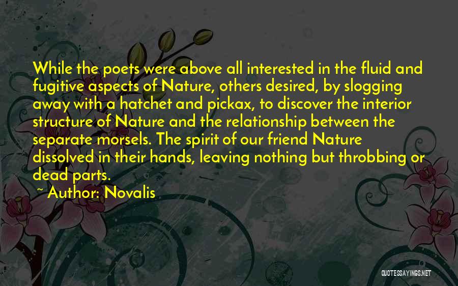 A Best Friend Leaving Quotes By Novalis