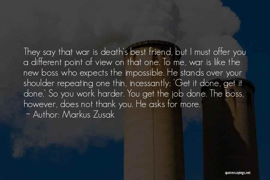 A Best Friend's Death Quotes By Markus Zusak