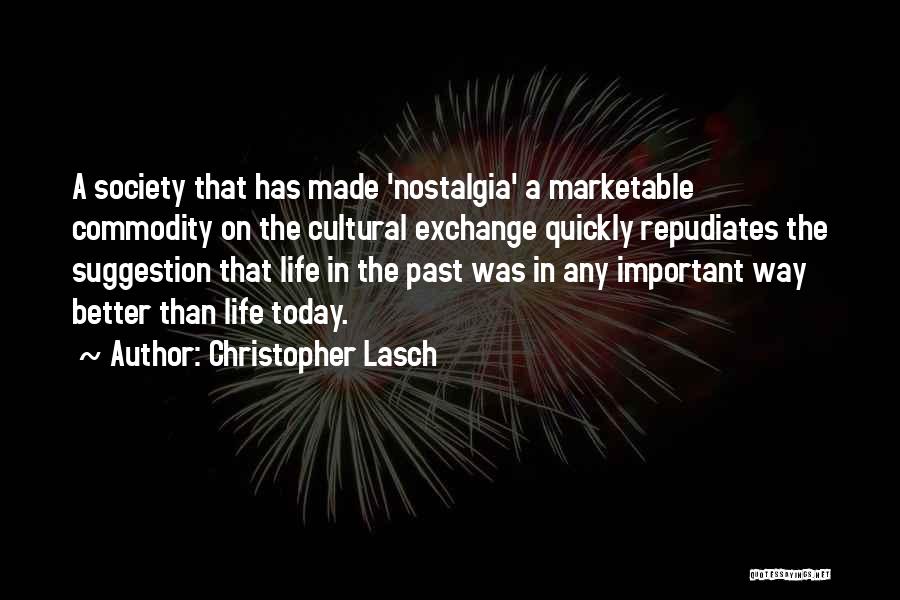 A Better Life Important Quotes By Christopher Lasch