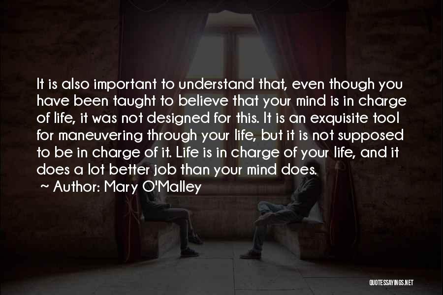 A Better Life Important Quotes By Mary O'Malley