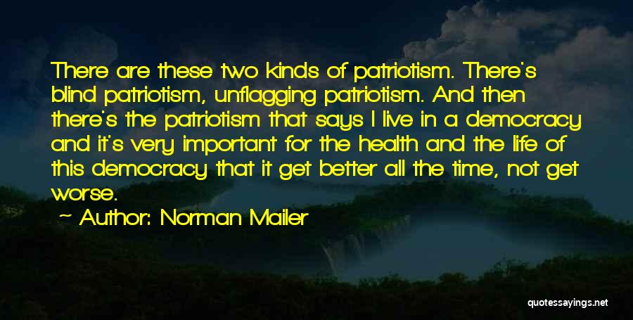 A Better Life Important Quotes By Norman Mailer