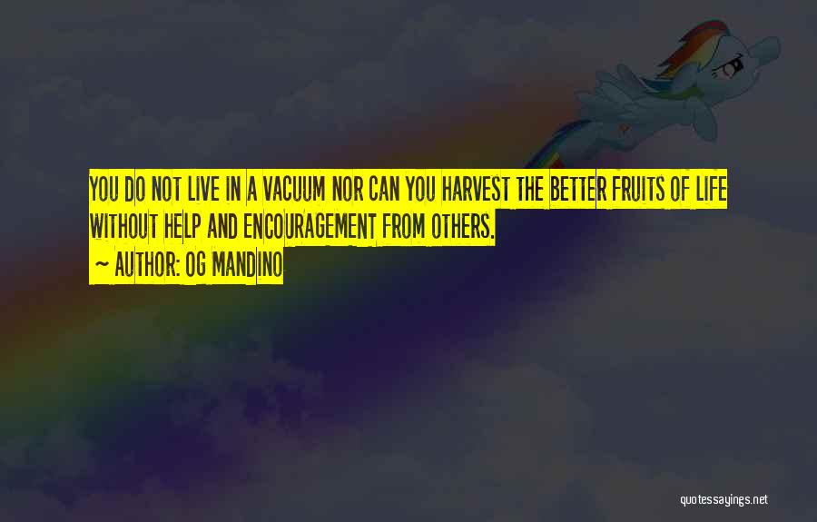 A Better Life Without You Quotes By Og Mandino