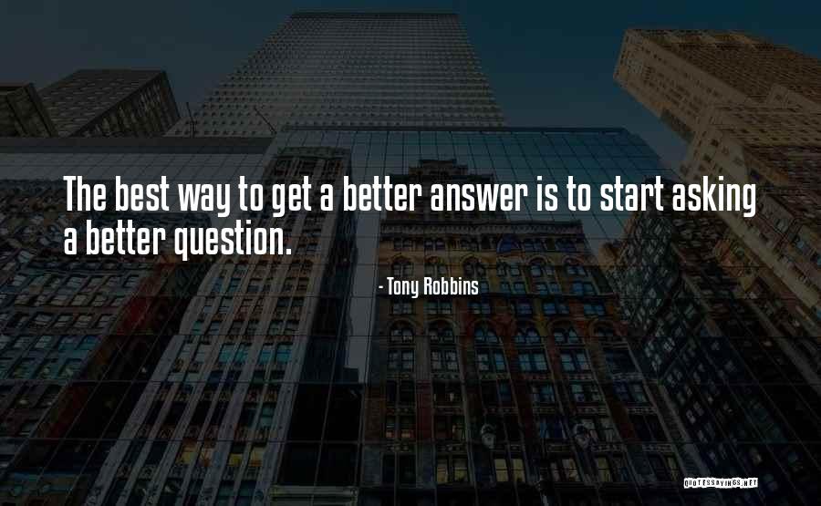 A Better Way Quotes By Tony Robbins