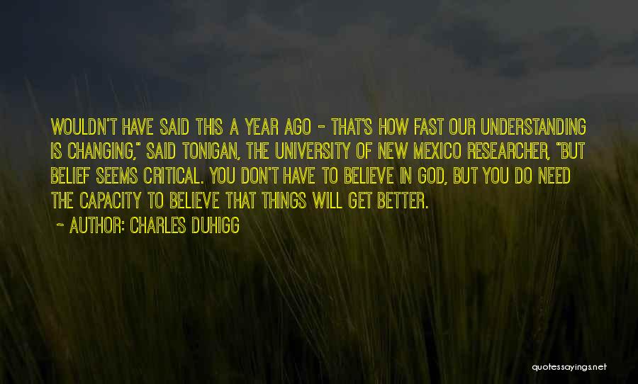 A Better Year Quotes By Charles Duhigg