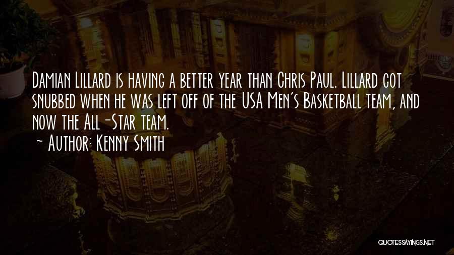 A Better Year Quotes By Kenny Smith