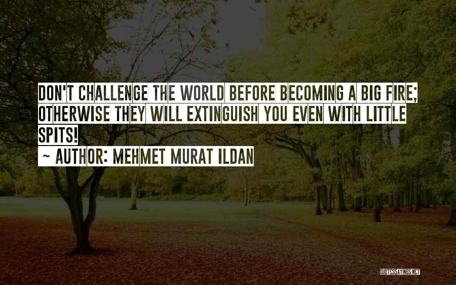 A Big Challenge Quotes By Mehmet Murat Ildan