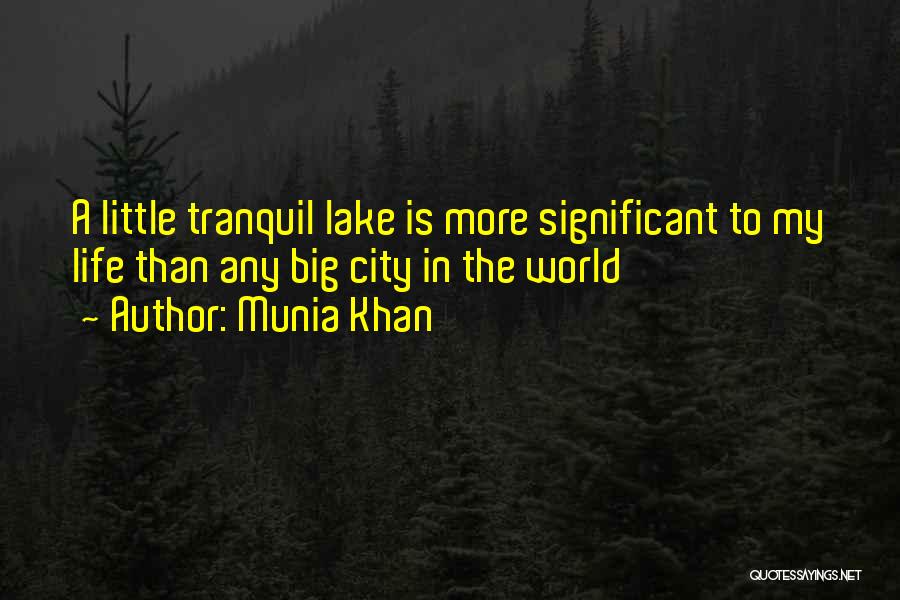 A Big City Quotes By Munia Khan