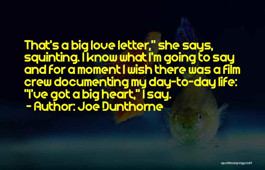 A Big Heart Quotes By Joe Dunthorne