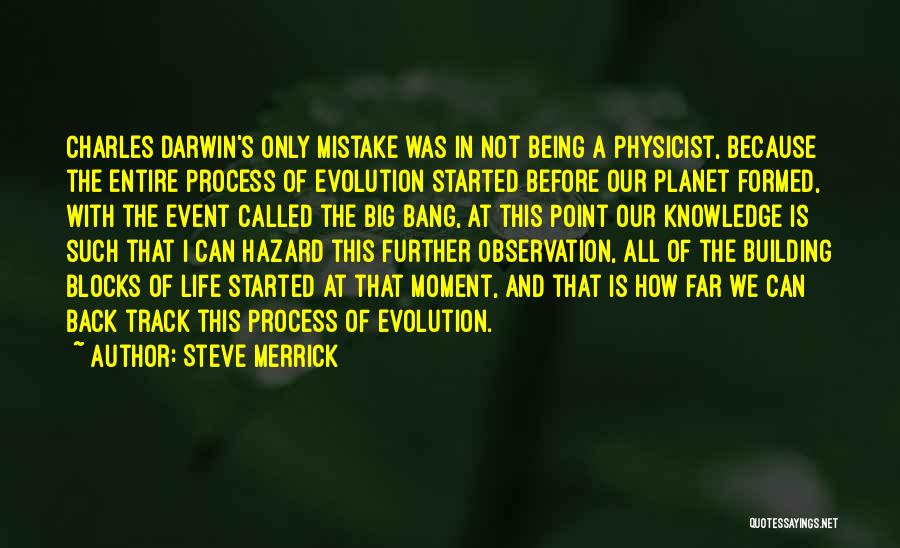 A Big Mistake Quotes By Steve Merrick