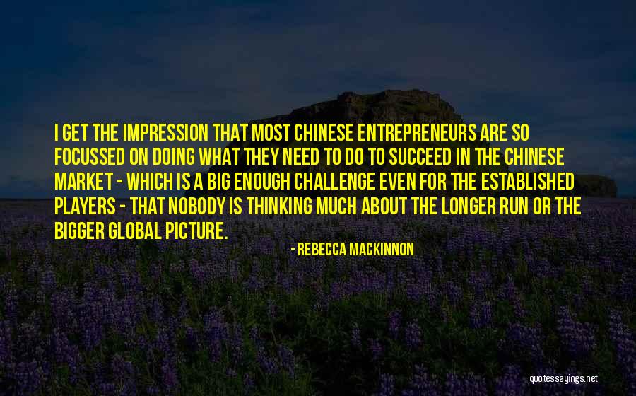 A Bigger Picture Quotes By Rebecca MacKinnon